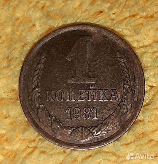 1 копейка 1981 года