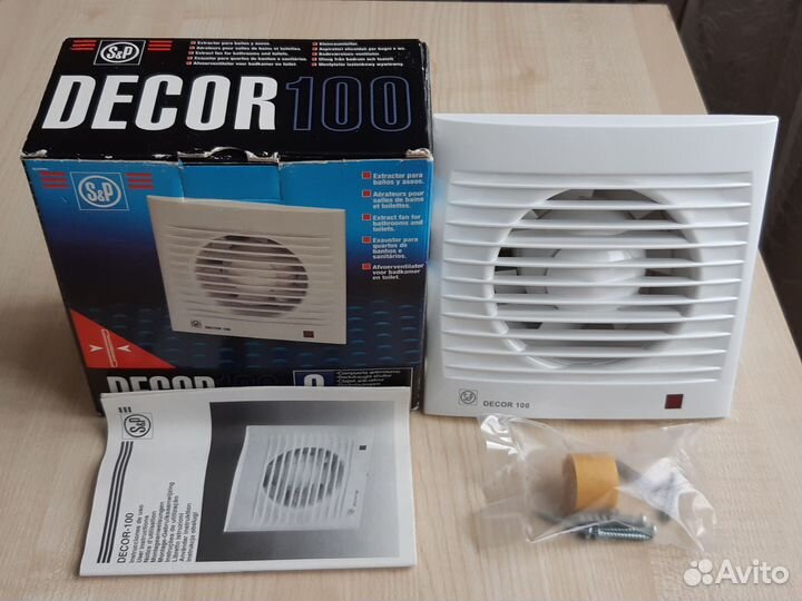 Вентилятор вытяжной Decor 100C