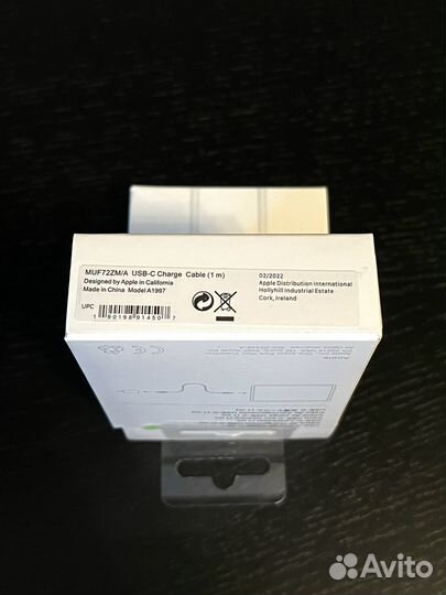 Кабель Apple Type-C to Type-C 1 метр оригинал