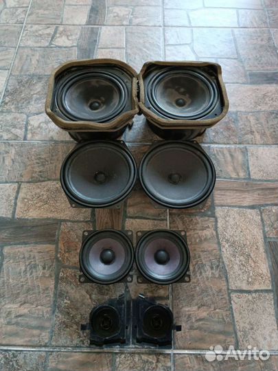 Штатные динамики Mercedes w140
