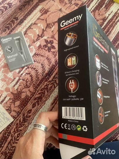Машинка для стрижки волос Geemy GM-6053