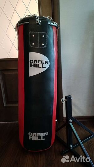 Боксерский мешок кожаный