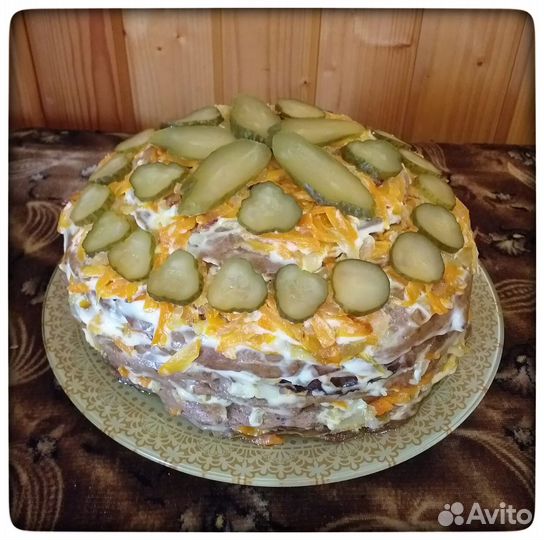 Торт печеночный и нежный паштет