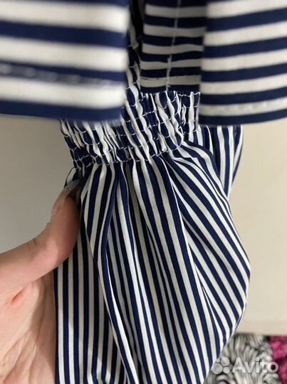 Женский комбенизон с резинкой на талии