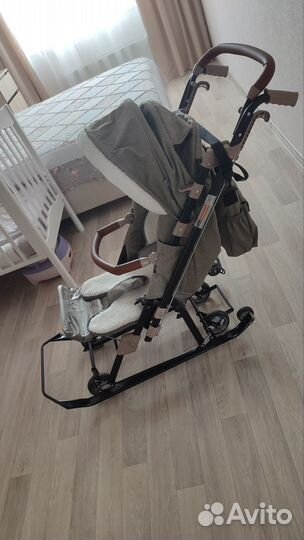 Детские санки коляска бу