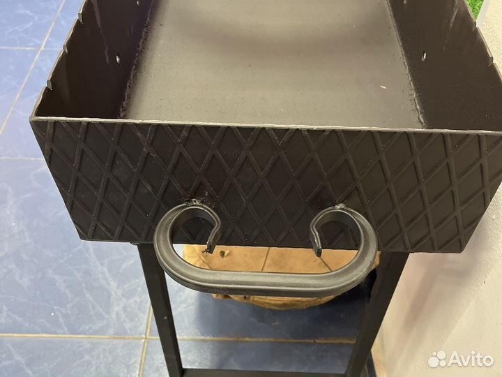 Мангал с печью под казан