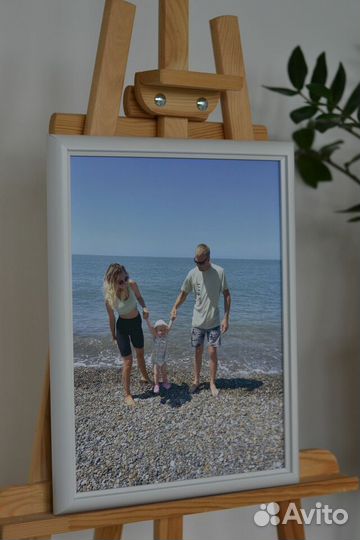 Портрет фото на холсте