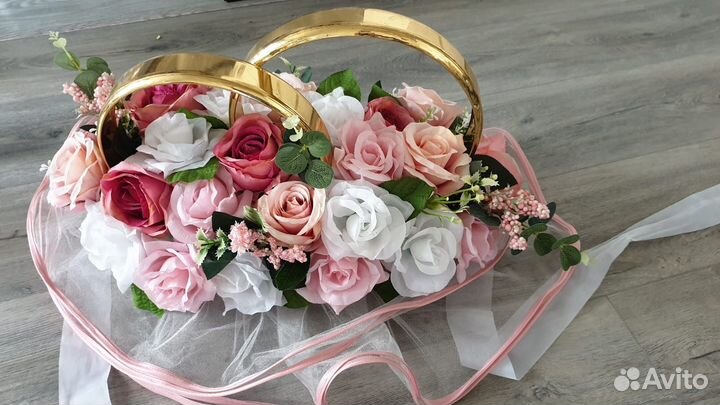 Свадебные украшения на авто