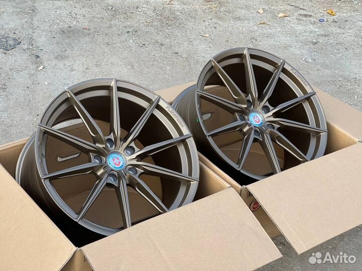 Диски R18 5 114.3 ET 35 D 73.1 HRE P104 Бронза