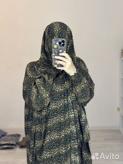 Намазник с шарфом,размер стандарт,ткань не мнется