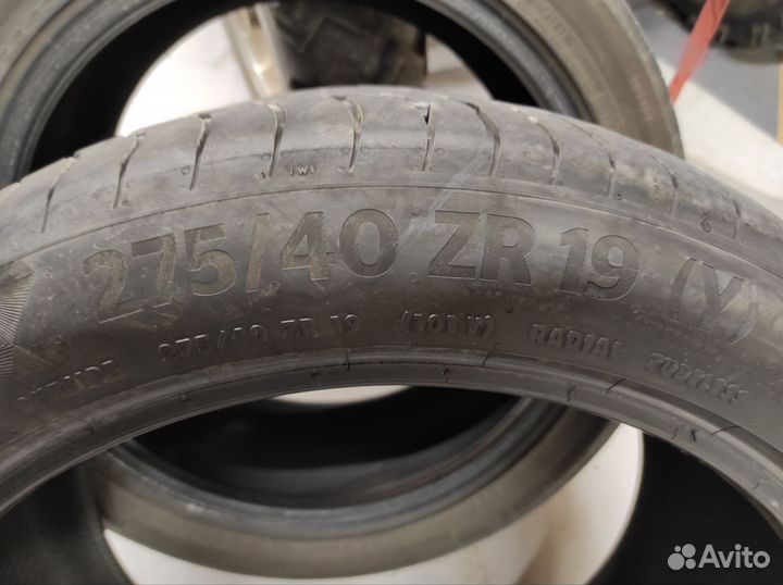 Continental PremiumContact 6 245/45 R19 и 275/40 R19 98Y