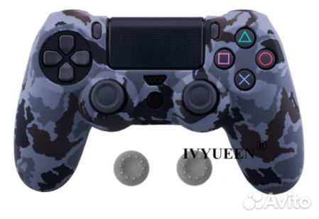 Чехол для геймпада силиконовый Dualshock 4 Камуфля