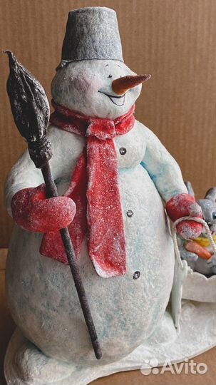 Ватные елочные игрушки