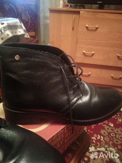 Ботинки кожа на меху,40р