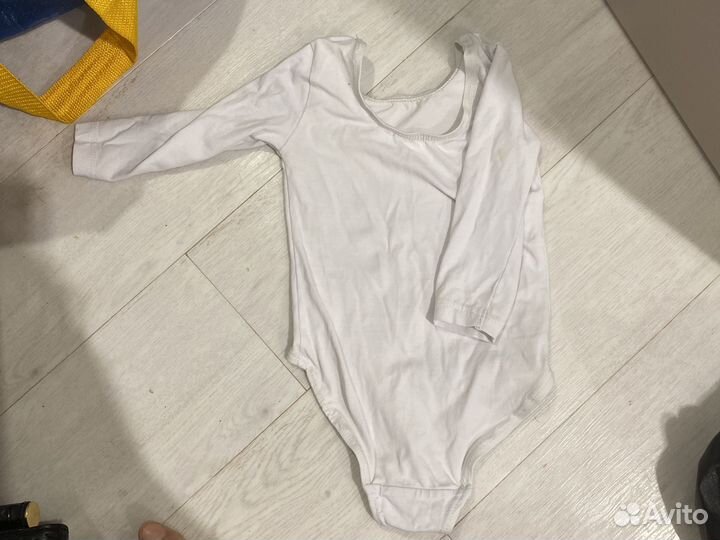 Купальник для танцев белый