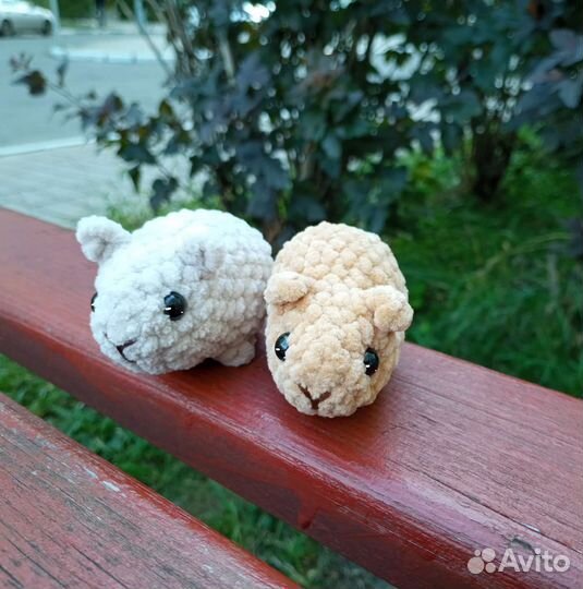 Хомячки мягкие игрушки ручной работы