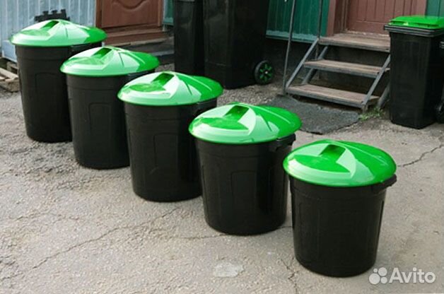 Пластиковый бак 150 л. для отходов арт.967