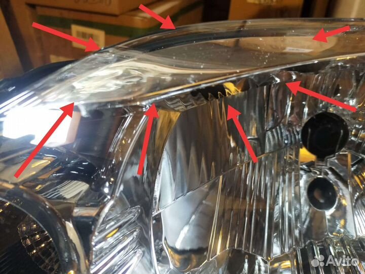 Фара Renault logan