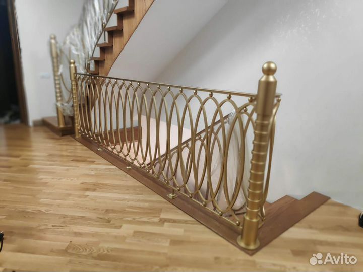 Кованые перила для лестницы