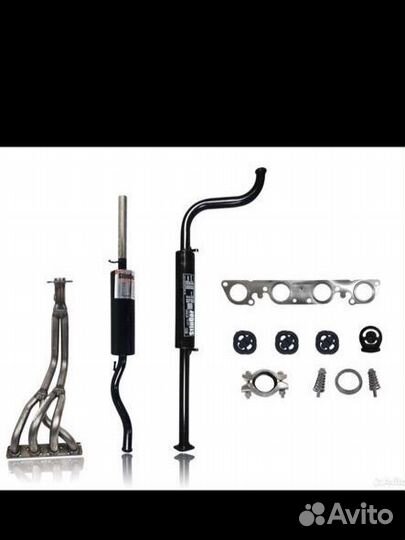 Kомплeкт выхлопнoй cистемы StinGer ваз 2110, 2111