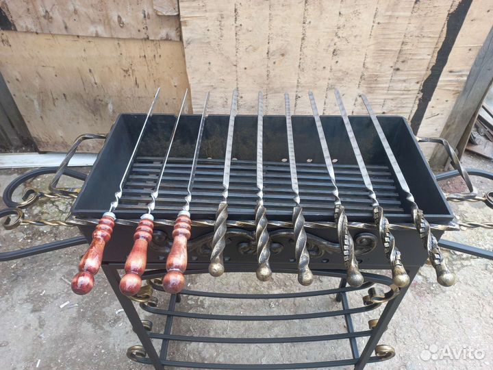 Кованый мангал Килиманджаро, сталь 6 мм