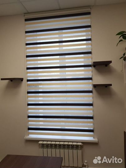 Рулонные шторы Зебра