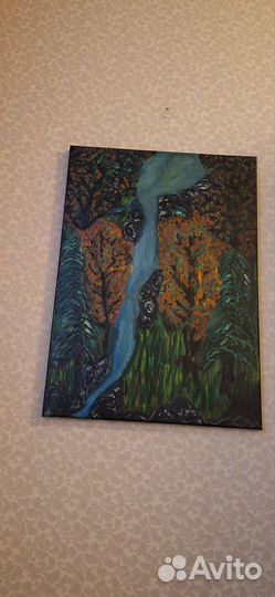 Картина маслом на холсте пейзаж