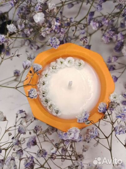 Ароматическая свеча ручной работы