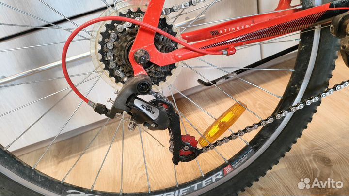 Велосипед горный Stinger двухподвес