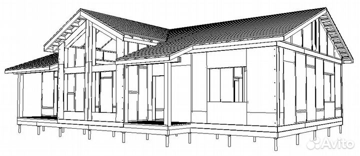 Проектирование каркасных домов и из сип-панелей