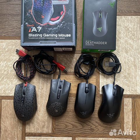 Игровые мыши Bloody, Razer