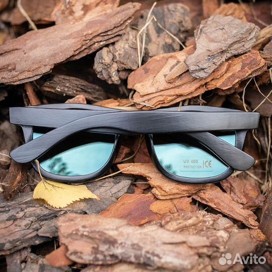 Солнцезащитные очки из бамбука «Chicago Blue»