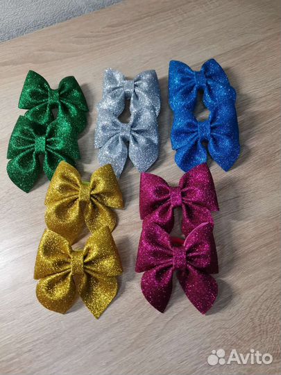 Бантики для волос ручной работы