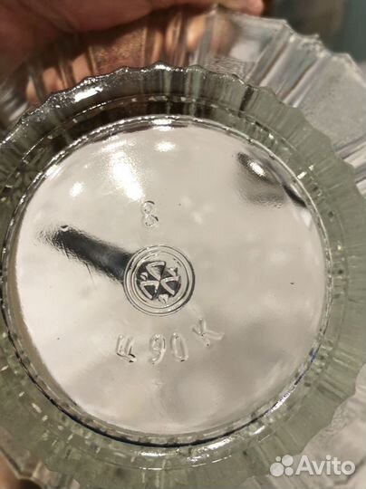 Ваза для фруктов стекло СССР