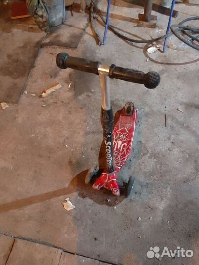 Самокат детский трехколесный бу