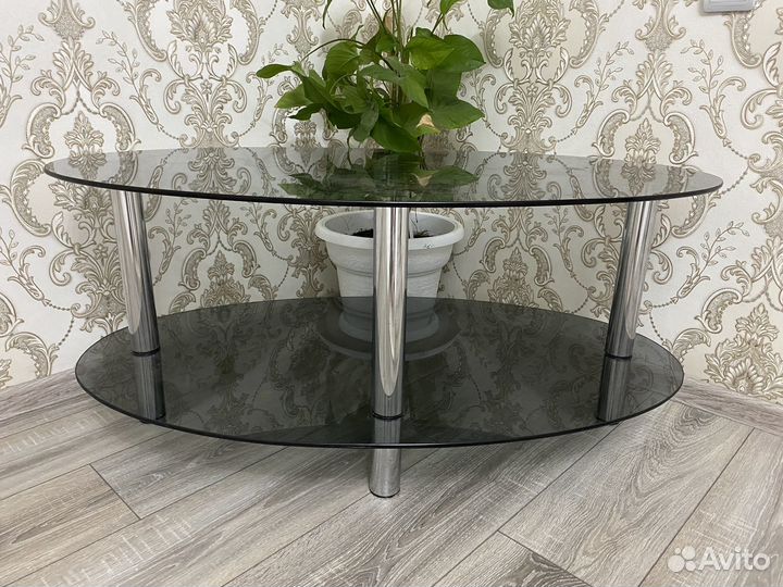 Журнальный столик стеклянный