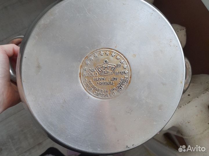 Кастрюля из чистой нержавейки 3л