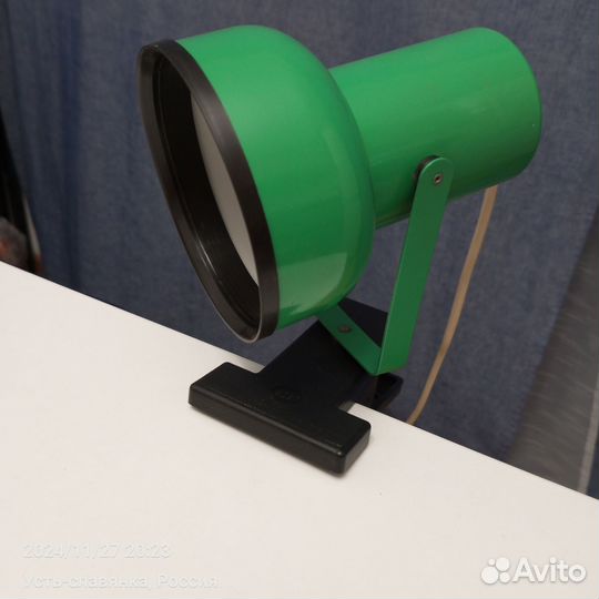 Лампа-бра на прищепке СССР