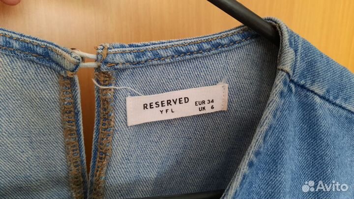 Платье джинсовое, 42 размер