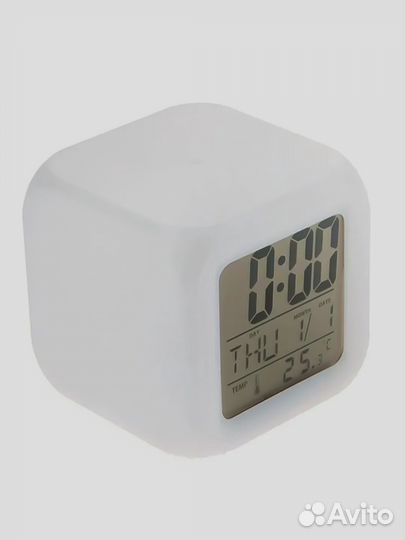 Часы-будильник color change