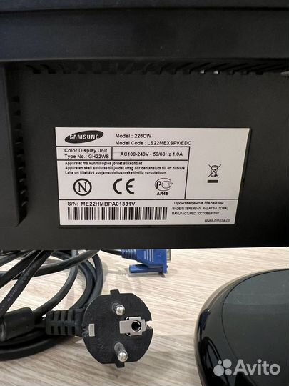 Монитор Samsung 22 дюйма