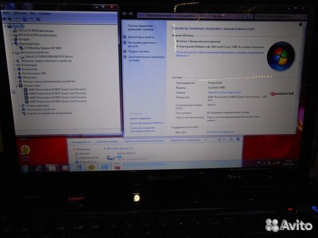 Ноутбук Packard Bell ATI Radeon HD5650 128 бит