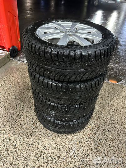 Литые диски р 16 4 100 с зимней резиной