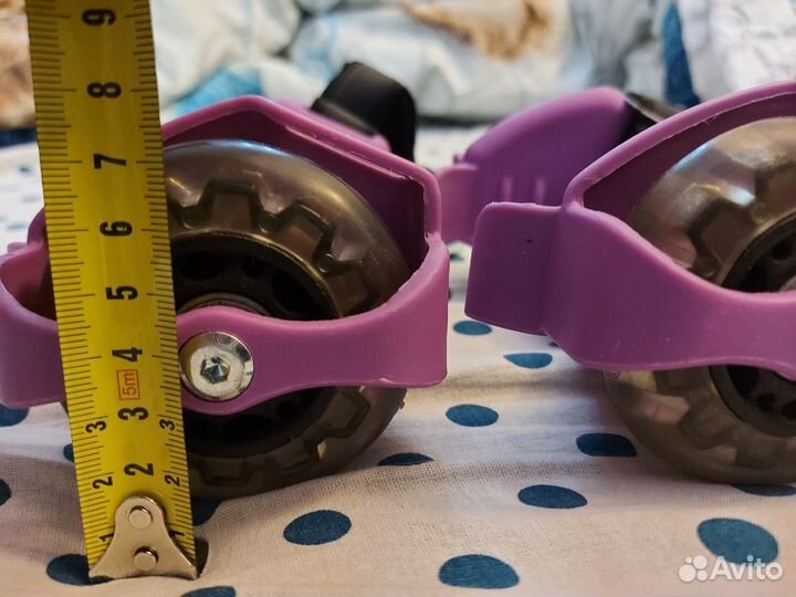 Мини ролики на пятку