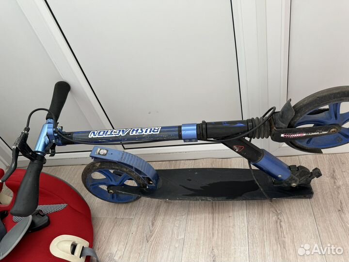 Самокат двухколёсный rush action