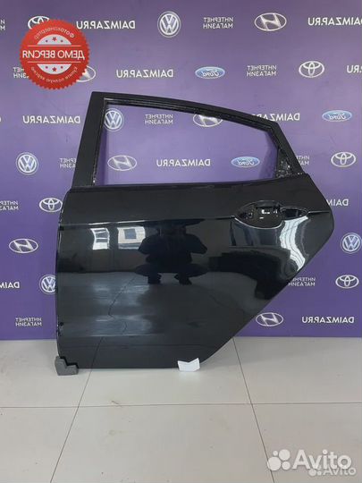 Дверь задняя левая Kia Rio 3 (11-17) черный