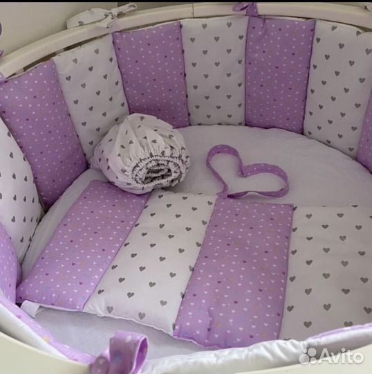 Бортики на детскую кроватку