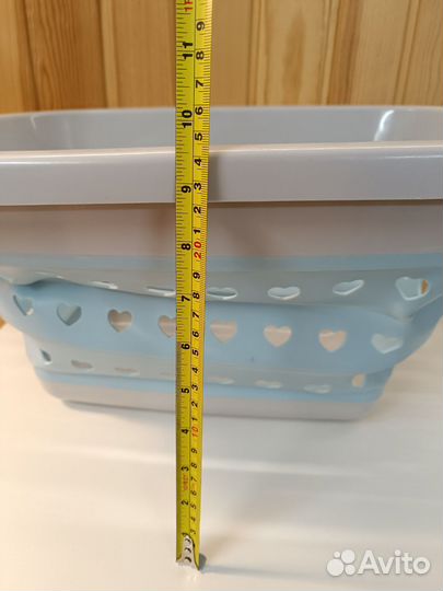 Корзина для белья складная компактная