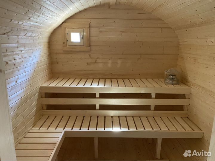 Баня бочка 6 м под ключ