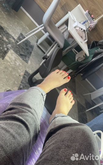 Маникюр+педикюр+наращивание